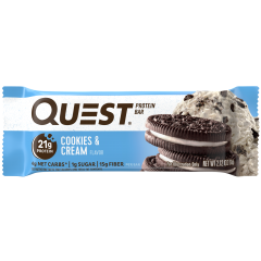 Протеиновый батончик Quest Bar Cookies & Cream (печенье-крем) - 60 грамм