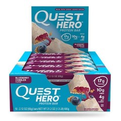 Отзывы Quest Bar Hero - 1 батончик (60 гр.черничный пирог)