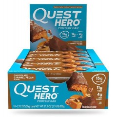 Отзывы Quest Bar Hero - 1 батончик (60 гр. шоколад-карамель)