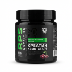 RPS Nutrition Creatine Quick Start - 300 грамм (со вкусом), банка 300г вишня