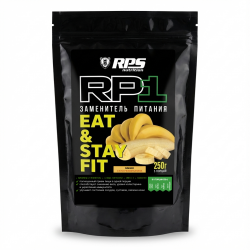 Eat and stay fit заменитель питания RPS nutrition , пакет дой-пак 250г Банан с кусочками банана