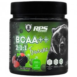 RPS Nutrition BCAA 2:1:1 - 200 грамм лесные ягоды