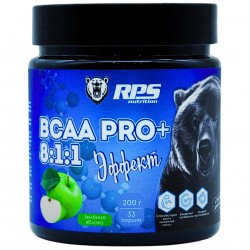 RPS Nutrition BCAA 8:1:1 - 200 грамм яблоко