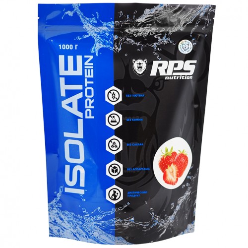 RPS Nutrition Whey Isolate 100% - 1000 грамм клубника