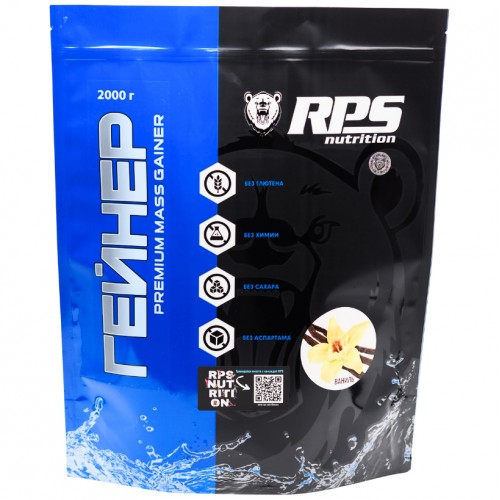 Гейнер RPS Nutrition Premium Mass Gainer - 2000 грамм ваниль