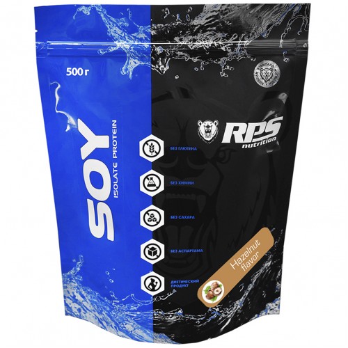 Соевый протеин RPS Nutrition Soy Protein - 500 грамм лесной орех