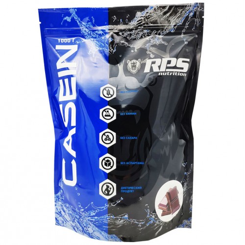 RPS Nutrition Casein Protein - 1000 грамм двойной шоколад