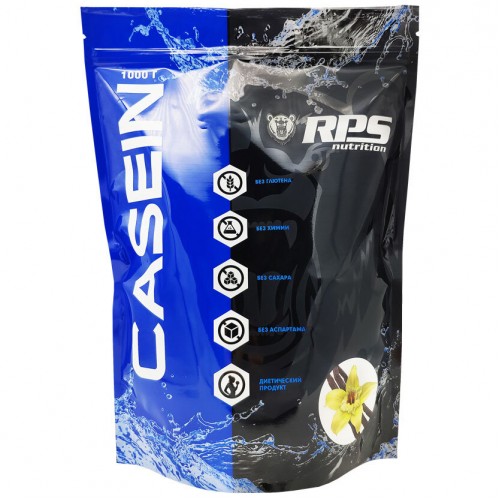 RPS Nutrition Casein Protein - 1000 грамм ваниль
