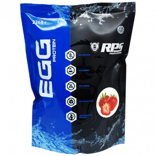 Яичный протеин RPS Nutrition EGG Protein - 2268 грамм клубника