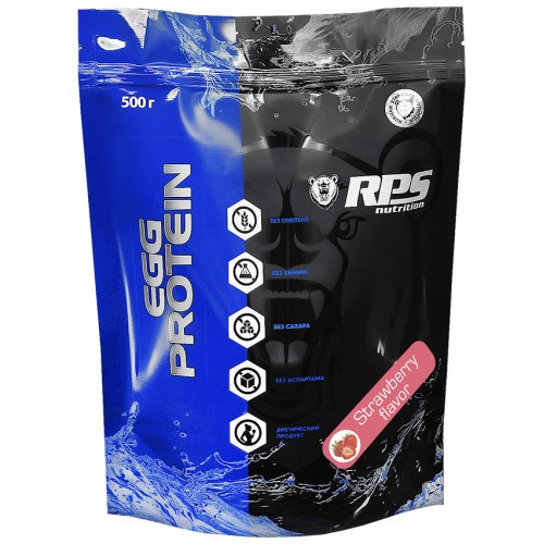 Яичный белок RPS Nutrition EGG Protein - 500 грамм клубника
