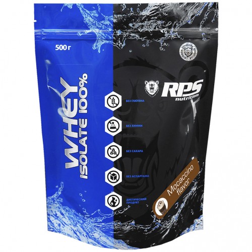 RPS Nutrition Whey Isolate 100% - 500 грамм клубника