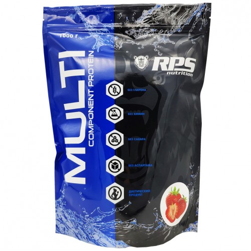 RPS Nutrition Multicomponent Protein - 1000 грамм клубника