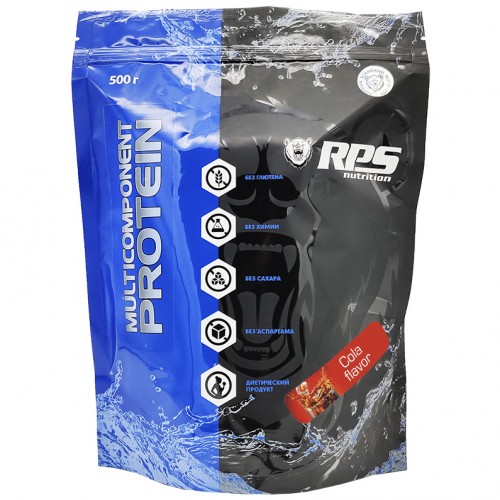 RPS Nutrition Multicomponent Protein - 500 грамм кола