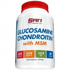 Отзывы SAN Glucosamine Chondroitin with MSM - 90 таблеток