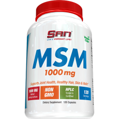 Отзывы Метилсульфонилметан SAN MSM 1000 mg - 120 капсул