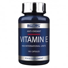 Витамин E Scitec Nutrition Vitamin E 400 IU - 100 капсул