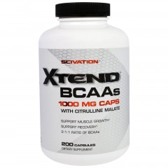 Scivation BCAA Xtend 1000 mg - 200 капсул