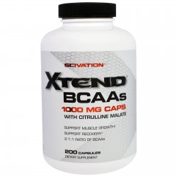 Scivation BCAA Xtend 1000 mg - 200 капсул