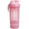 Шейкер с отделением SmartShake Original2GO ONE (розовый) - 800 мл (фото-0)