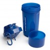 Шейкер с отделением SmartShake Original2GO ONE (темно-синий) - 800 мл (фото-1)