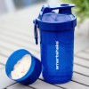 Шейкер с отделением SmartShake Original2GO ONE (темно-синий) - 800 мл (фото-2)