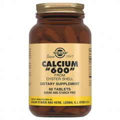 Отзывы Solgar Calcium 600 mg from Oyster Shell - 60 таблеток