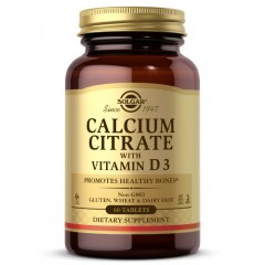 Отзывы Цитрат кальция с витамином Д3 Solgar Calcium Citrate with Vitamin D3 - 60 таблеток