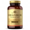 Solgar Cod Liver Oil Vitamins A&D - 100 капсул