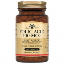 Solgar Folic Acid 400 mcg - 100 таблеток