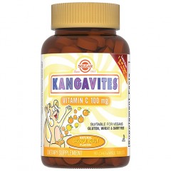 Витамин С для детей Solgar Kangavites Vitamin C 100 mg - 90 жев.таблеток