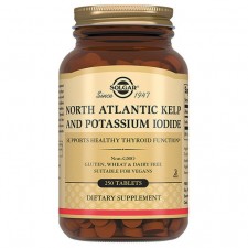 Solgar North Atlantic Kelp And Potassium Iodide - 250 таблеток (16.08.24)