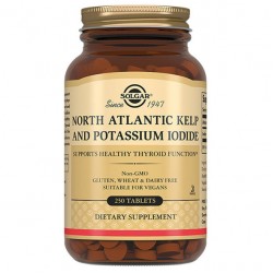 Solgar North Atlantic Kelp And Potassium Iodide - 250 таблеток (16.08.24)