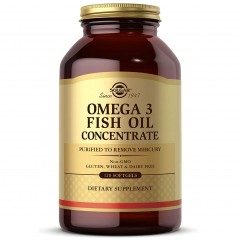 Отзывы Solgar Omega 3 Fish Oil Concentrate - 120 капсул