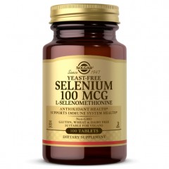 Селен Solgar Selenium 100 mcg - 100 таблеток