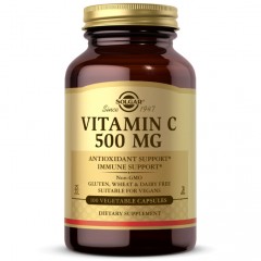 Отзывы Solgar Vitamin C 500 mg - 100 вег.капсул