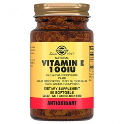 Solgar Vitamin E 100 IU - 50 капсул
