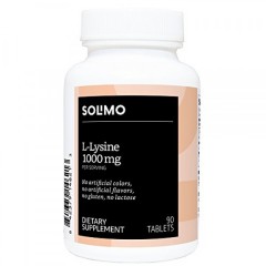 Отзывы L-Лизин Solimo L-Lysine 1000 mg - 90 таблеток