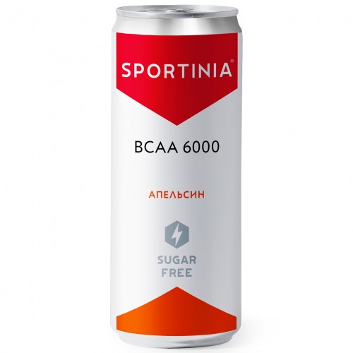 Sportinia напиток газированный BCAA 6000 - 330 мл
