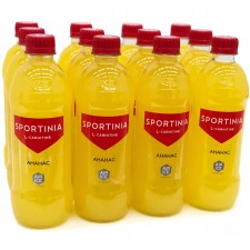 Sportinia Л-Карнитин L-Carnitine (ананас) - 12 шт по 500 мл