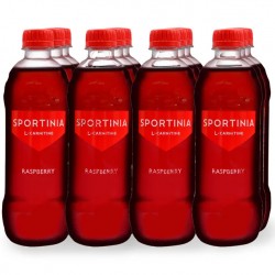 Sportinia Л-Карнитин L-Carnitine (малина) - 12 шт по 500 мл