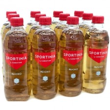 Sportinia Л-Карнитин L-Carnitine (яблоко) - 12 шт по 500 мл