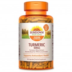 Куркума Sundown Naturals Turmeric 500 mg - 90 капсул