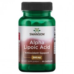 Альфа-липоевая кислота Swanson Alpha Lipoic Acid 300 mg - 60 капсул