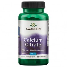 Swanson Кальций Calcium Citrate 200 mg - 60 капсул (срок 01.04.24)