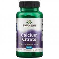 Отзывы Кальций Swanson Calcium Citrate 200 mg - 60 капсул (срок 01.04.24)