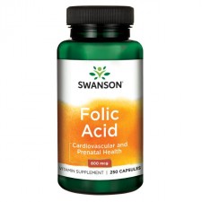 Swanson Фолиевая кислота Folic Acid 800 mcg - 250 капсул