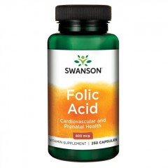 Отзывы Фолиевая кислота Swanson Folic Acid 800 mcg - 250 капсул