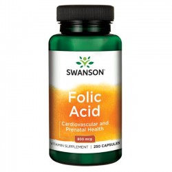 Swanson Фолиевая кислота Folic Acid 800 mcg - 250 капсул
