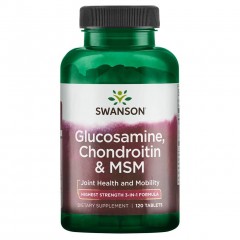 Отзывы Swanson Glucosamine, Chondroitin, MSM - 120 таблеток