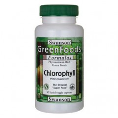 Отзывы Хлорофилл Swanson Chlorophyll 50 mg - 90 вег. капсул